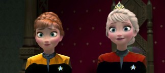 Captain Elsa and Ensign Anna